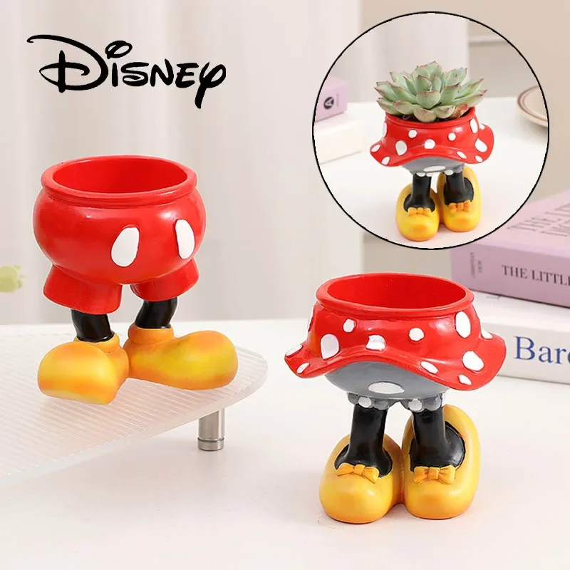 Bonsai Garden Accessories - Disney Mickey Minnie Flower Pots Cartoon