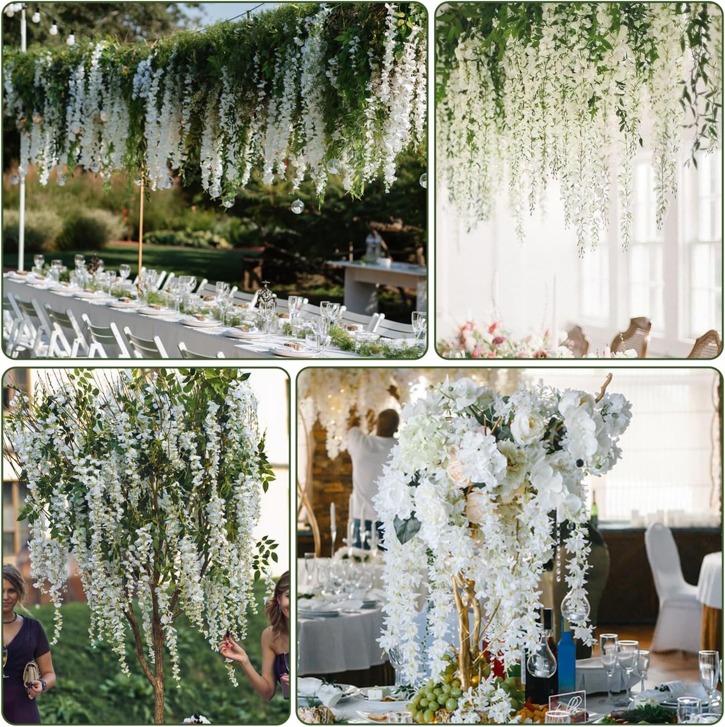 Artificial Wisteria Hanging Fl - огляд і ціна Bonsai Garden Images