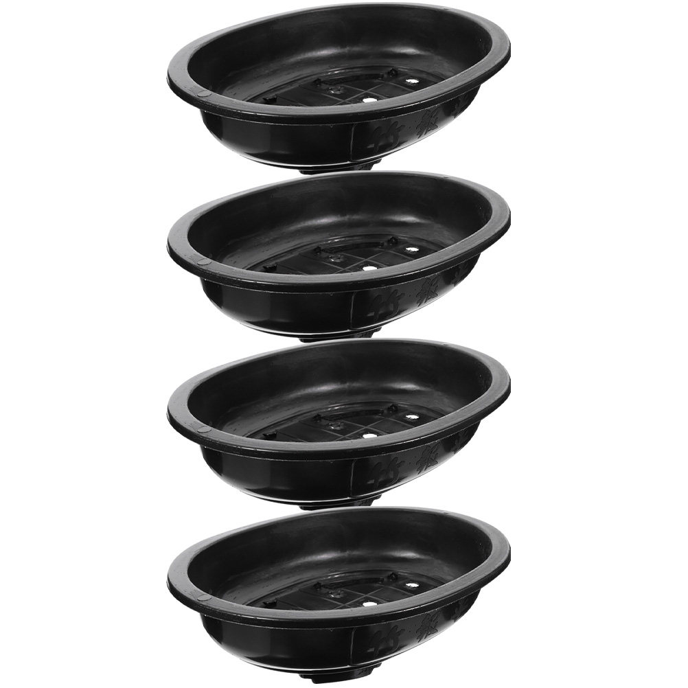 4Pcs Oval Bonsai Flowerpot Hig - огляд і ціна Bonsai Vertical Garden