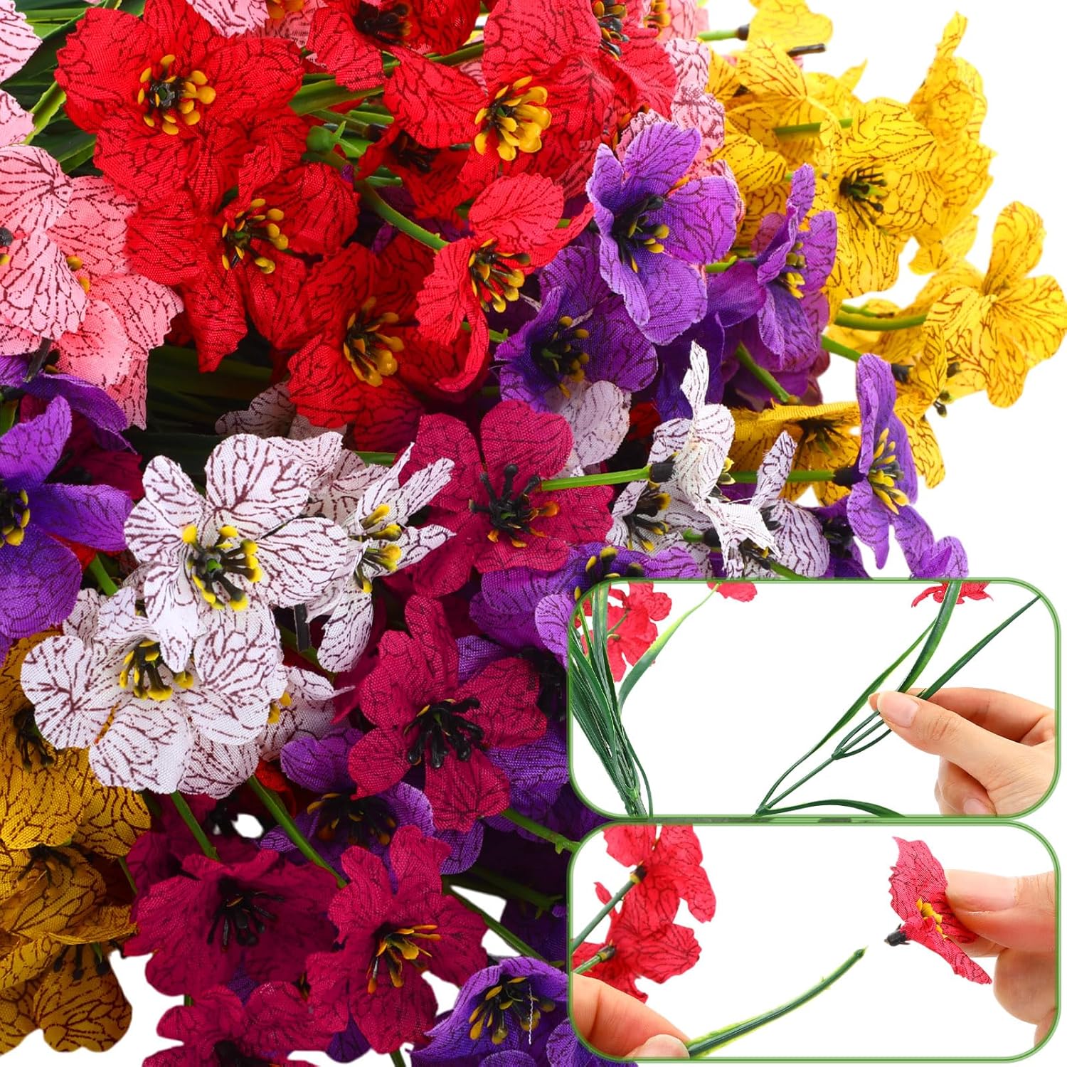 56 Bundles Artificial Flowers  - огляд і ціна Bonsai Garden Images