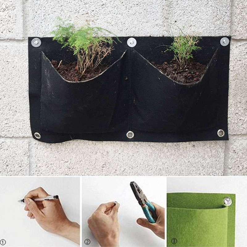 Grow Bag Wall Hanging Planting - огляд і ціна Bonsai Vertical Garden