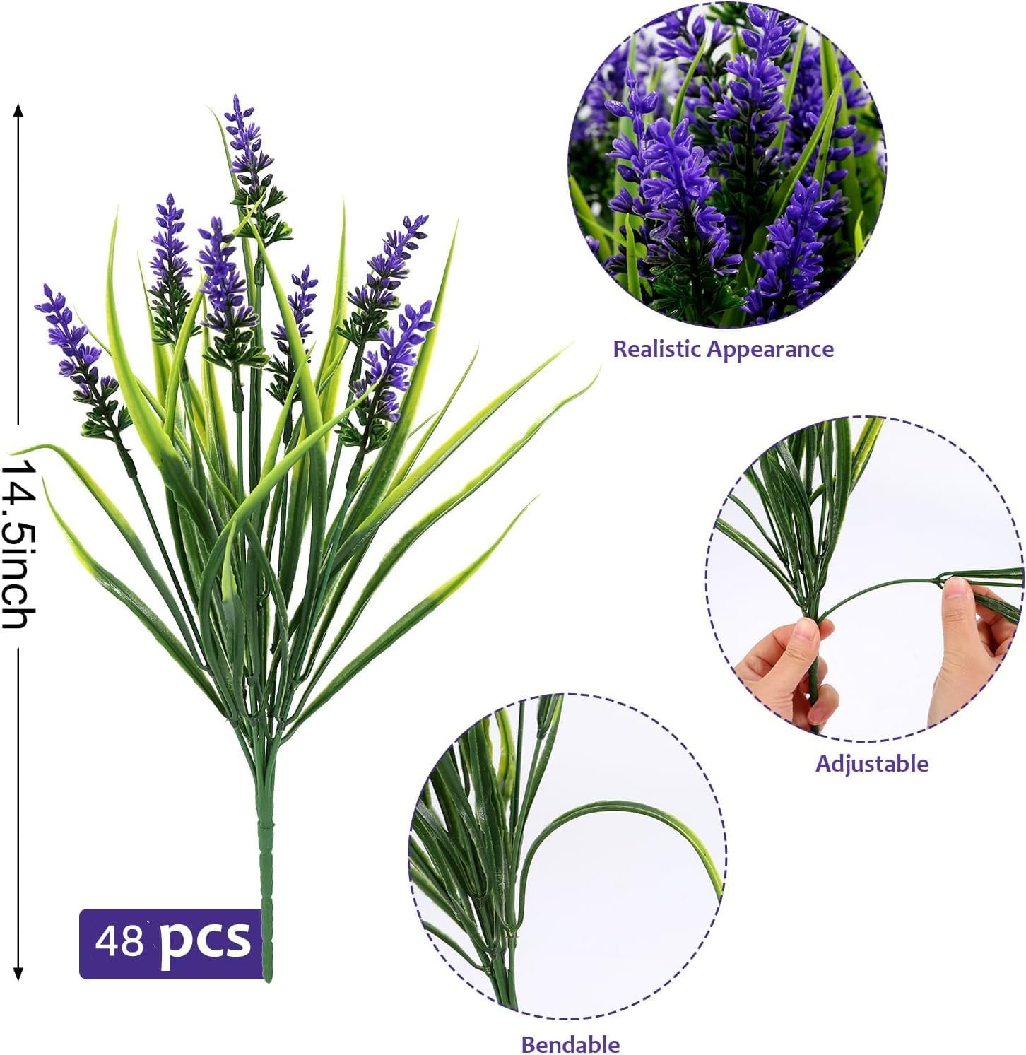 48 Bundles UV Resistant Faux L - огляд і ціна Bonsai Garden Images