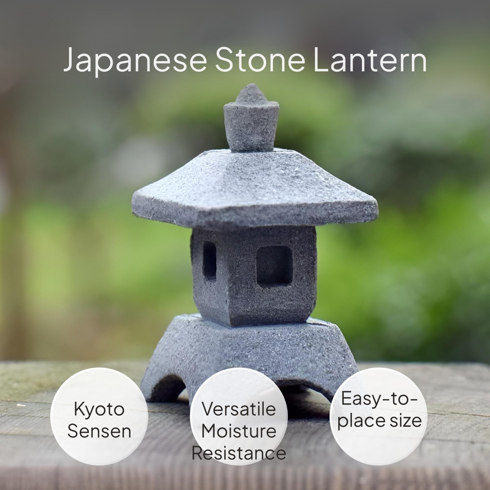 Japanese Sandstone Lantern Gar - огляд і ціна Japan Bonsai Garden