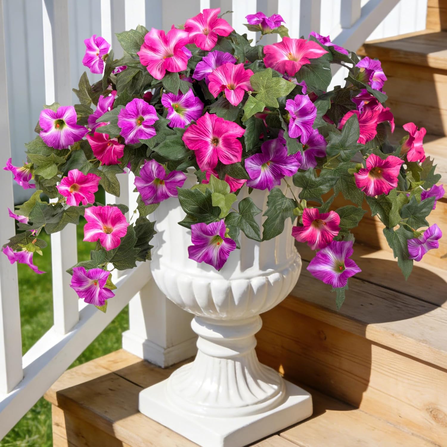 Artificial Petunias Silk Flowe - огляд і ціна Bonsai Garden Images