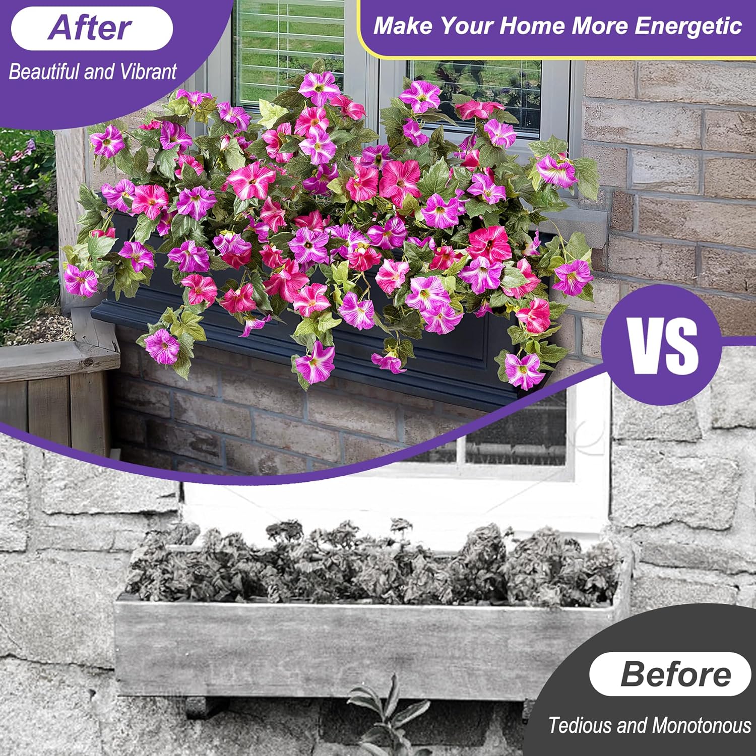 Artificial Petunias Silk Flowe - огляд і ціна Bonsai Garden Images
