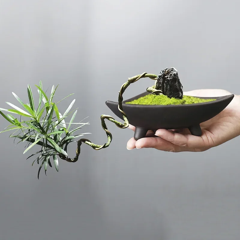 Personalized Ceramic Flower Po - огляд і ціна Mini Bonsai Zen Garden