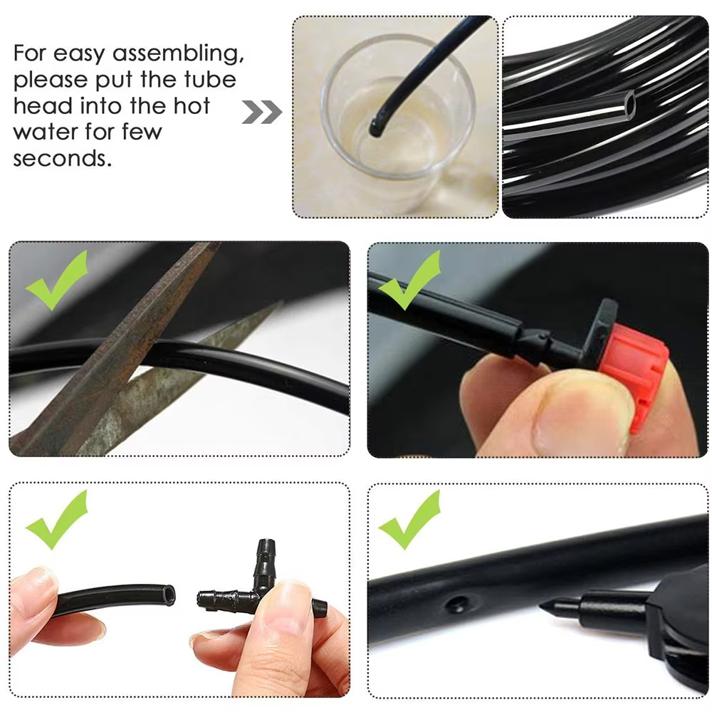 Garden Watering 4/7mm Hose PVC - огляд і ціна Bonsai Garden Youtube