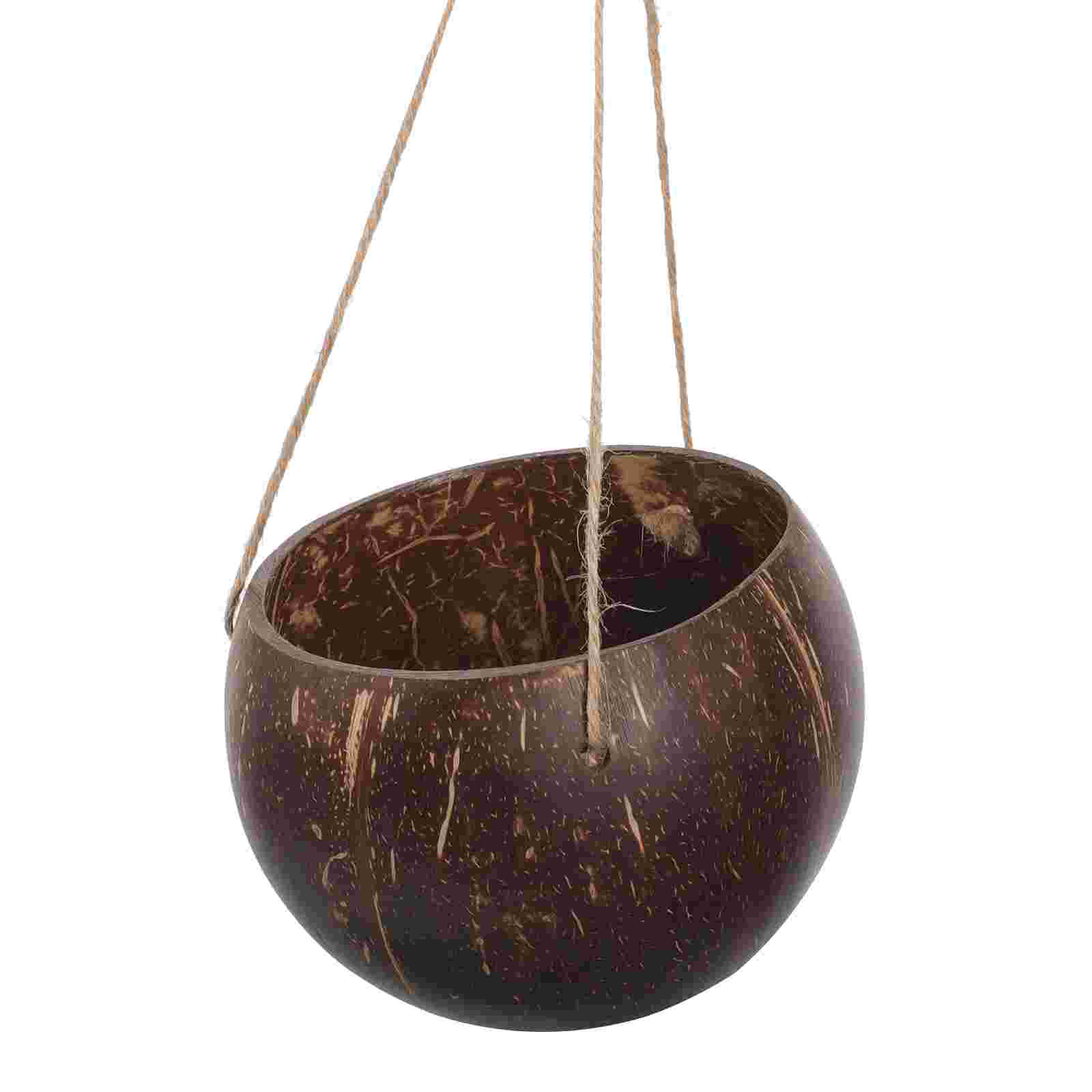 Large Hanging Planter Coconut  - огляд і ціна Mini Bonsai Zen Garden