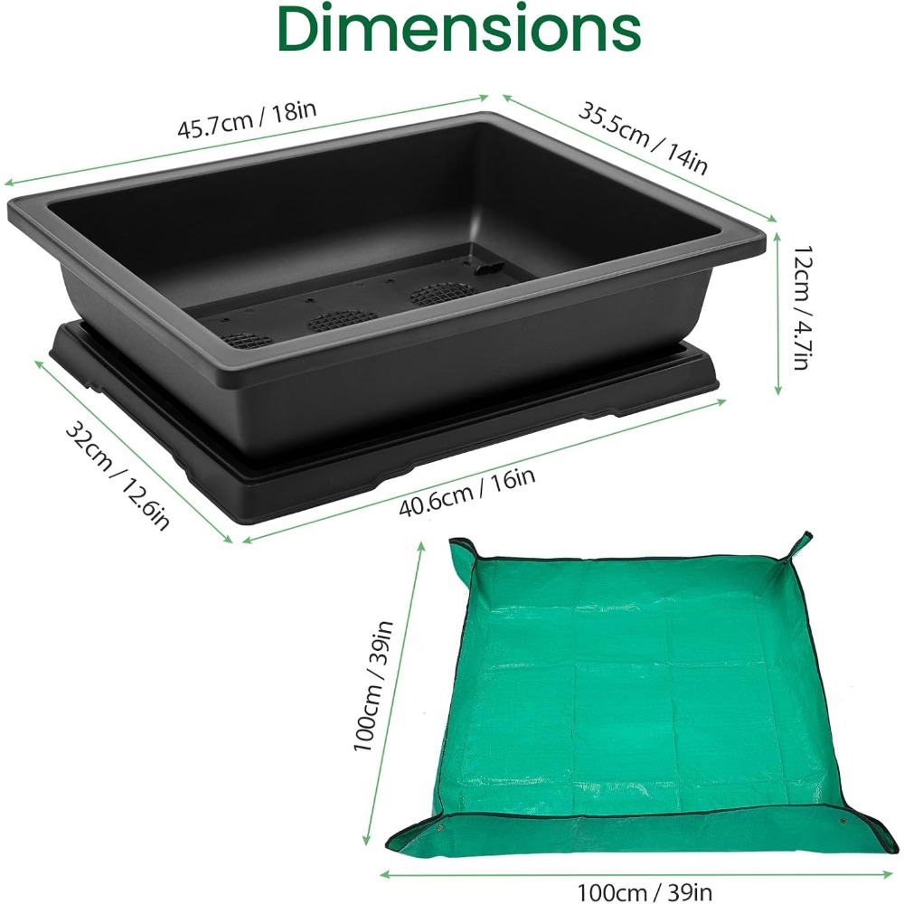 3-Pack 18-Inch Bonsai Training - огляд і ціна Bonsai Repotting Mat