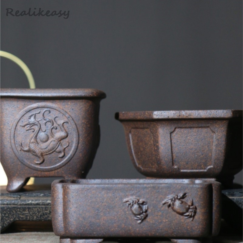 Purple Sand Flower Pot Hexagon - огляд і ціна Mini Bonsai Zen Garden